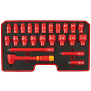 Laser Insulated Socket Set 1/2"D 24pc 6147 Laser - Dynamic Drive