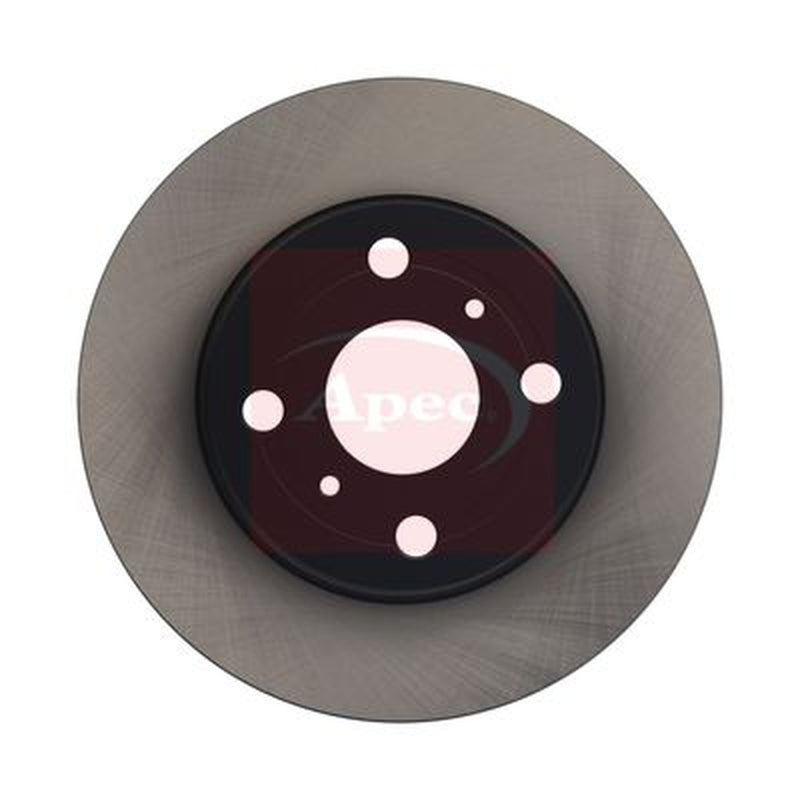 Apec 2 x Vented Brake Discs fits Toyota Yaris/Vitz 1999-2005 1.0 1.3 1.4