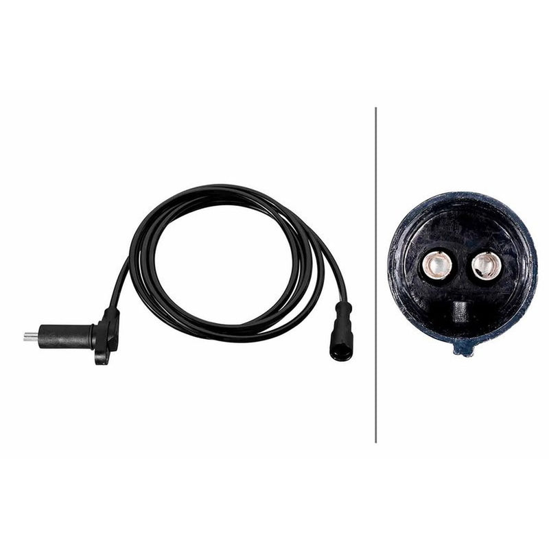 Hella ABS Wheel Speed Sensor Rear fits Mercedes-Benz Citaro 1998-2000