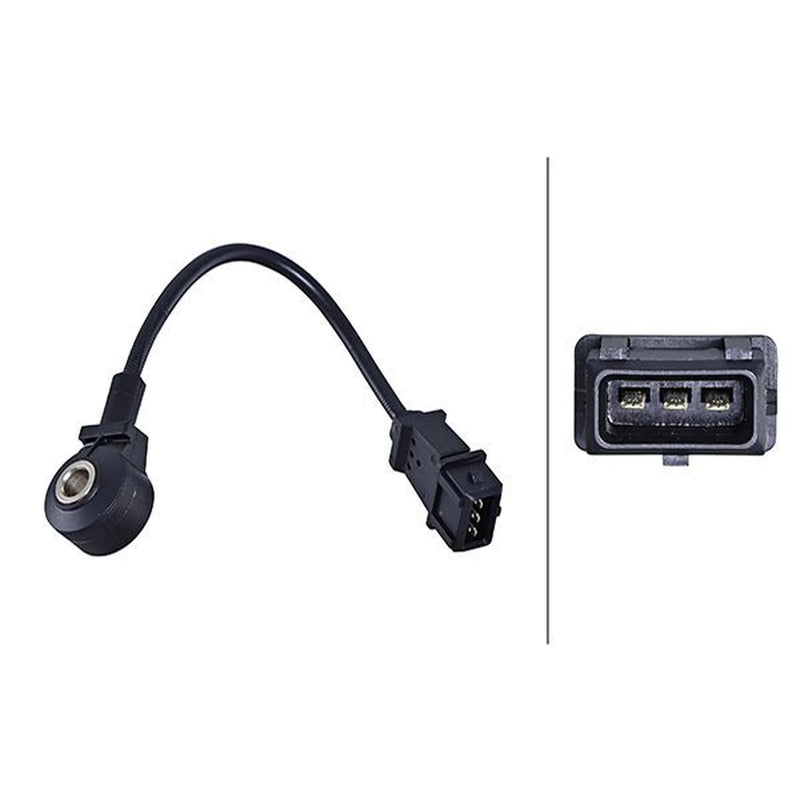 Hella Engine Knock Sensor fits Seat Alhambra 1996-2010 2.0