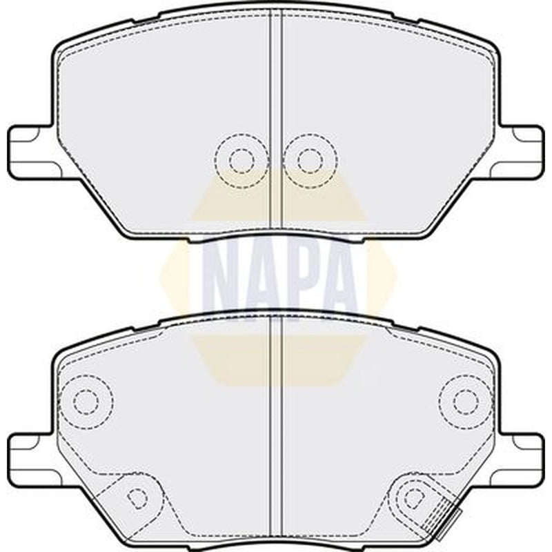 NAPA Front Brake Pad Set fits Alfa Romeo Tonale 2022 on 1.3 1.5 1.6