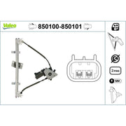 Valeo Electric Window Regulator Lifter Left Front 850100
