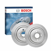 Bosch 2 x Solid Rear Brake Discs 0986479360-x2