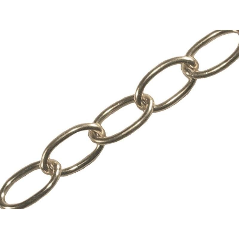 Faithfull Oval Chain 1.8mm x 10m Chrome Faithfull - Town Tools