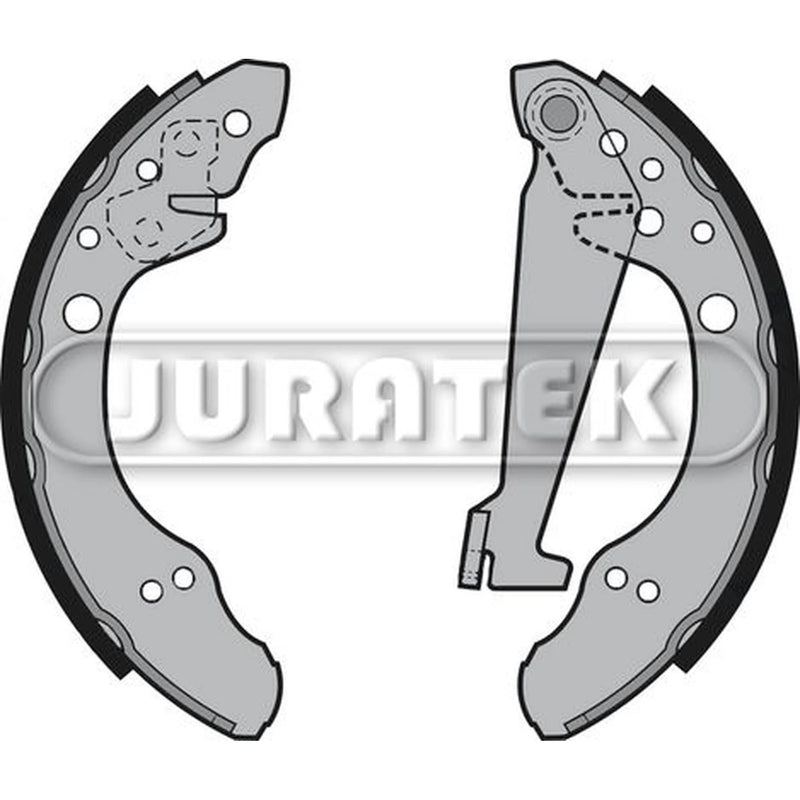 Juratek Brake Shoe Set Axle Kit Rear fits Audi 80 B3 1986-1991 1.6 1.8