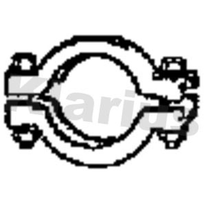 Klarius Exhaust System Clamping Piece OD ID Wide fits Peugeot 406 1995-2004