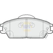 NAPA Front Brake Pad Set NBP1228