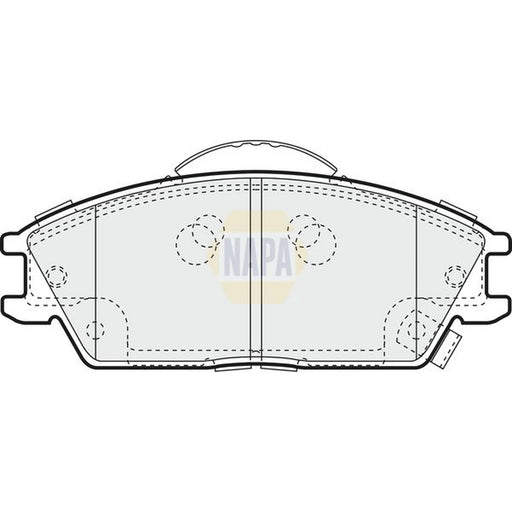 NAPA Front Brake Pad Set NBP1228