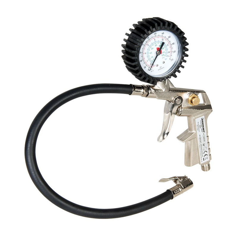 Silverline Air Tyre Inflator 400mm Silverline - Dynamic Drive