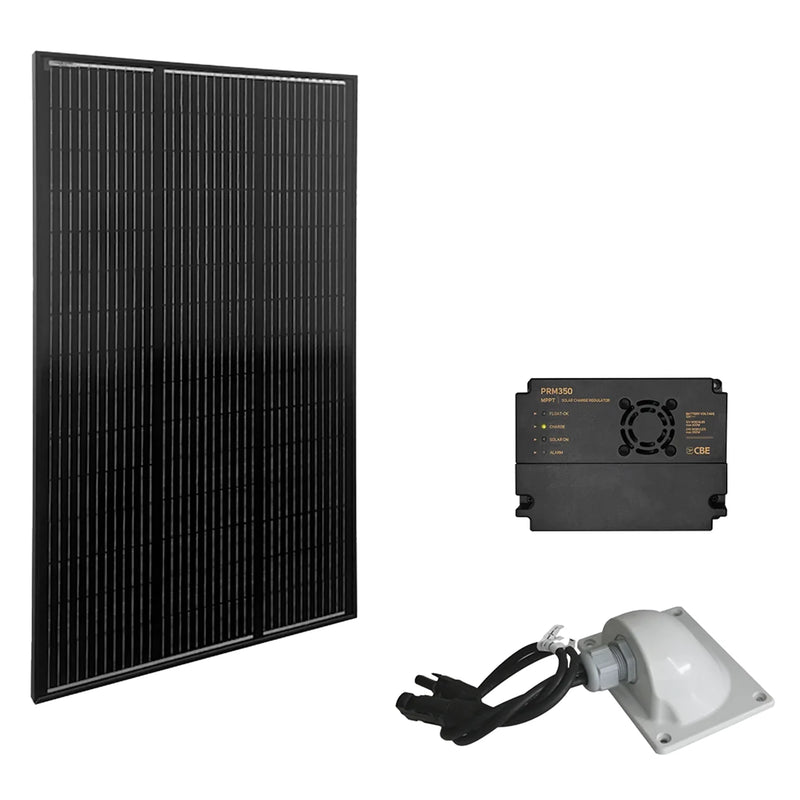 CBE 140W Solar Power Kit - MPPT Charge Regulator Included
