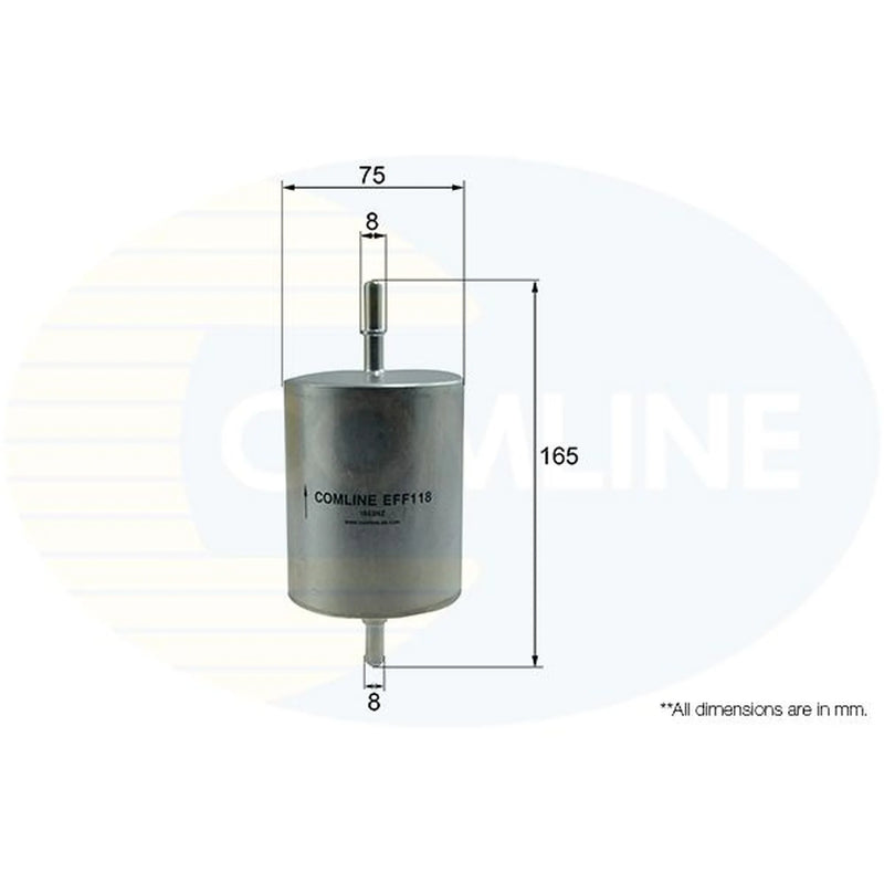 Comline Fuel Filter Element fits Ford Mondeo 2000-2007 1.8 2.0 2.5 3.0