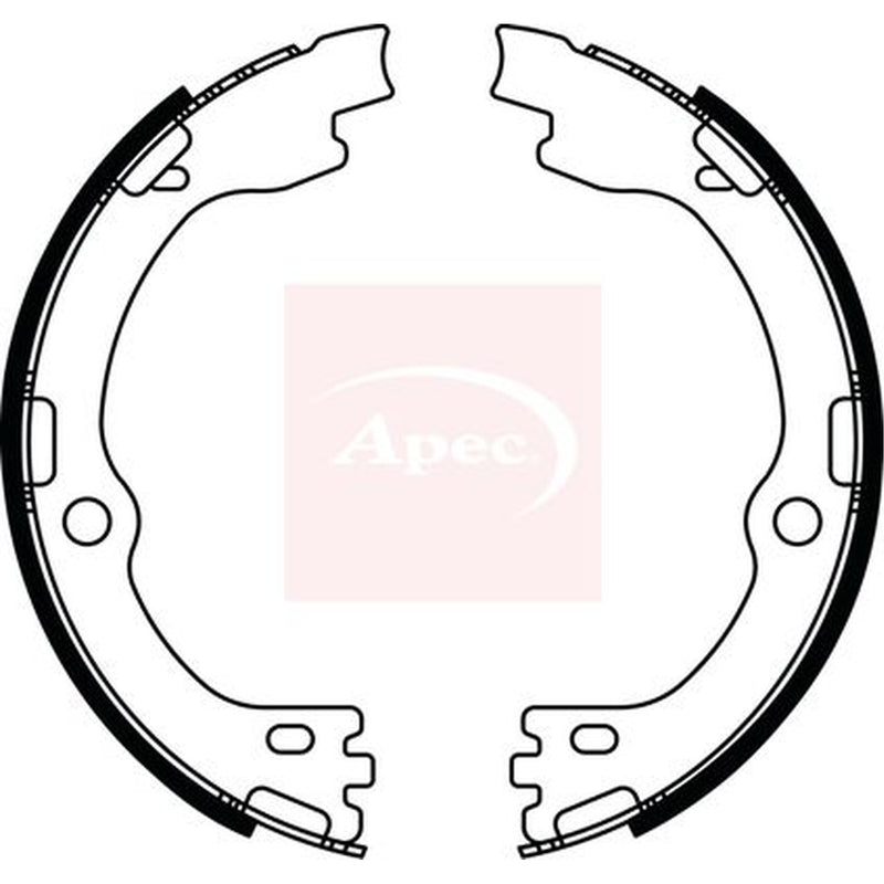 Apec Parking Brake Shoe Set fits Kia Sorento III 2015-2020 2.2