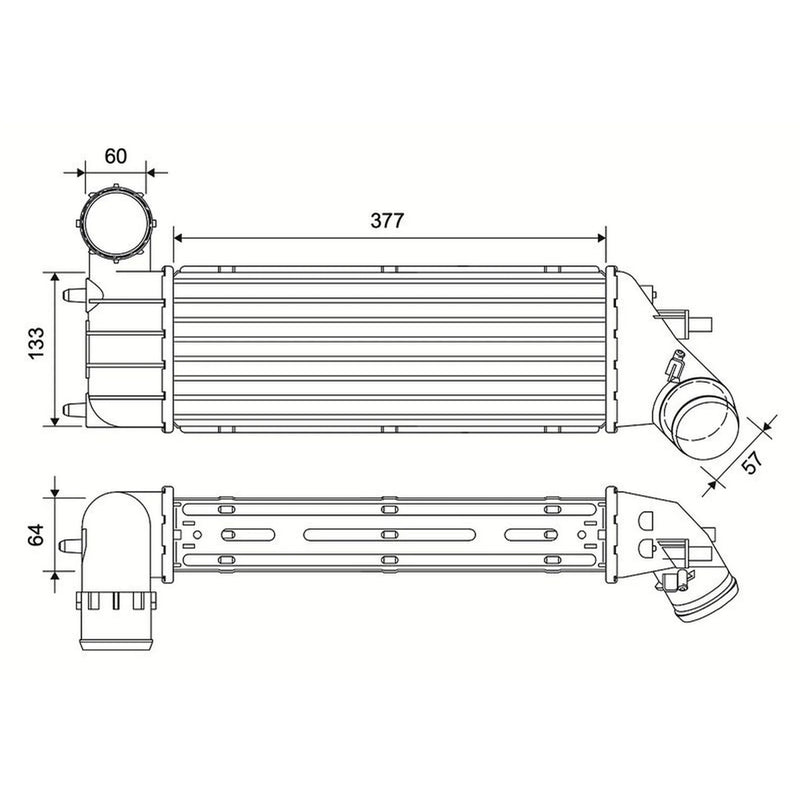 Valeo Intercooler (Charge Air Cooler) 881581