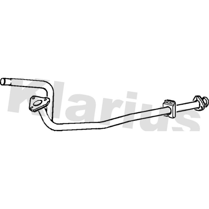 Klarius Exhaust Pipe OD fits VW Lt 40-55 I 1979-1992 2.4