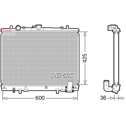 Denso Engine Radiator DRM45049