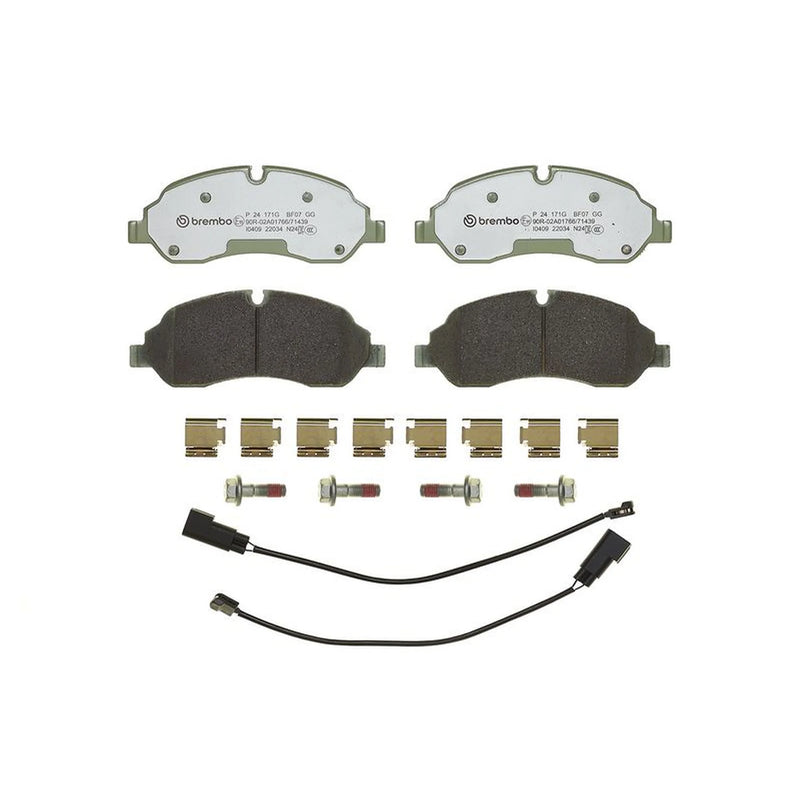 Brembo 4 x Front Brake Pad Set fits Ford Tourneo Custom V362 Bus 2015-2023 2.0