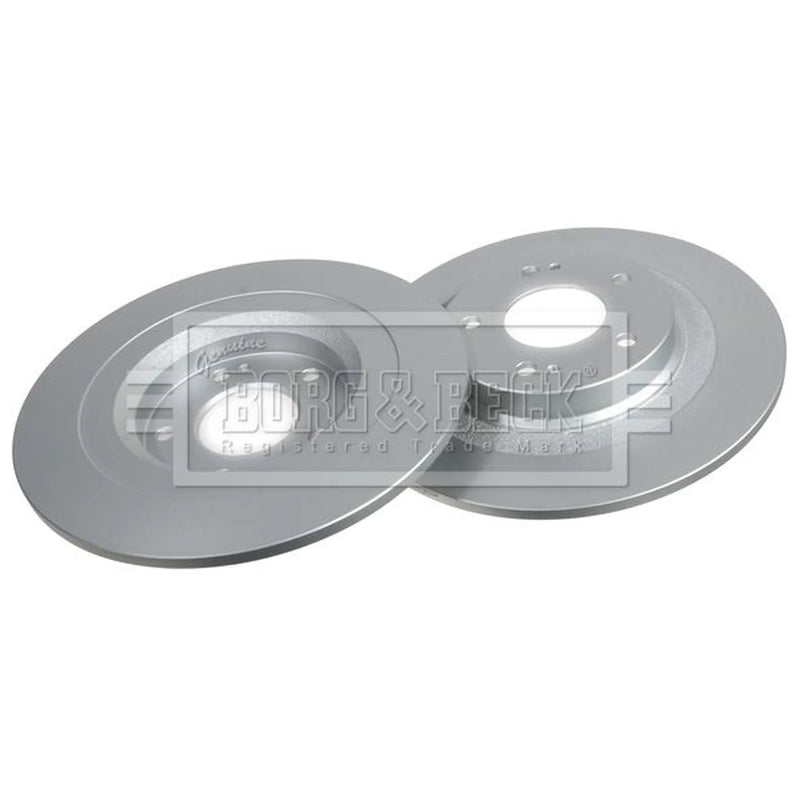 Borg & Beck Front & Rear Brake Discs & Pads fits Mitsubishi Outlander III