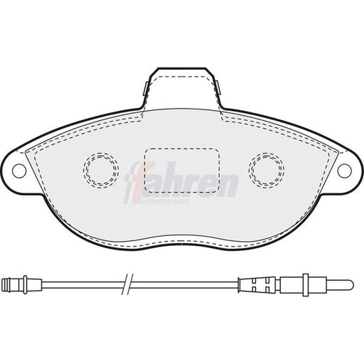 Fahren Front Brake Pad Set FBP3315