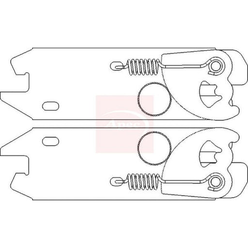 Apec Brake Slack Adjuster Teeth fits Ford Focus I 1998-2005 1.4 1.6 1.8 2.0