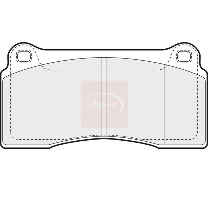 Apec Front Brake Pad Set fits Daimler Daimler Xj 1997-2003 4.0