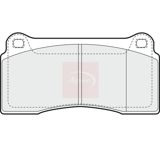 Apec Front Brake Pad Set PAD1342