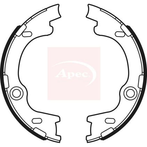 Apec Parking Brake Shoe Set SHU747