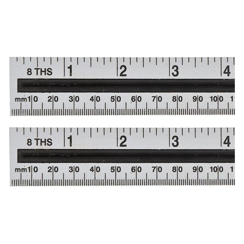 Bluespot Tools Aluminium Ruler 300mm (12in) BlueSpot Tools - Dynamic Drive