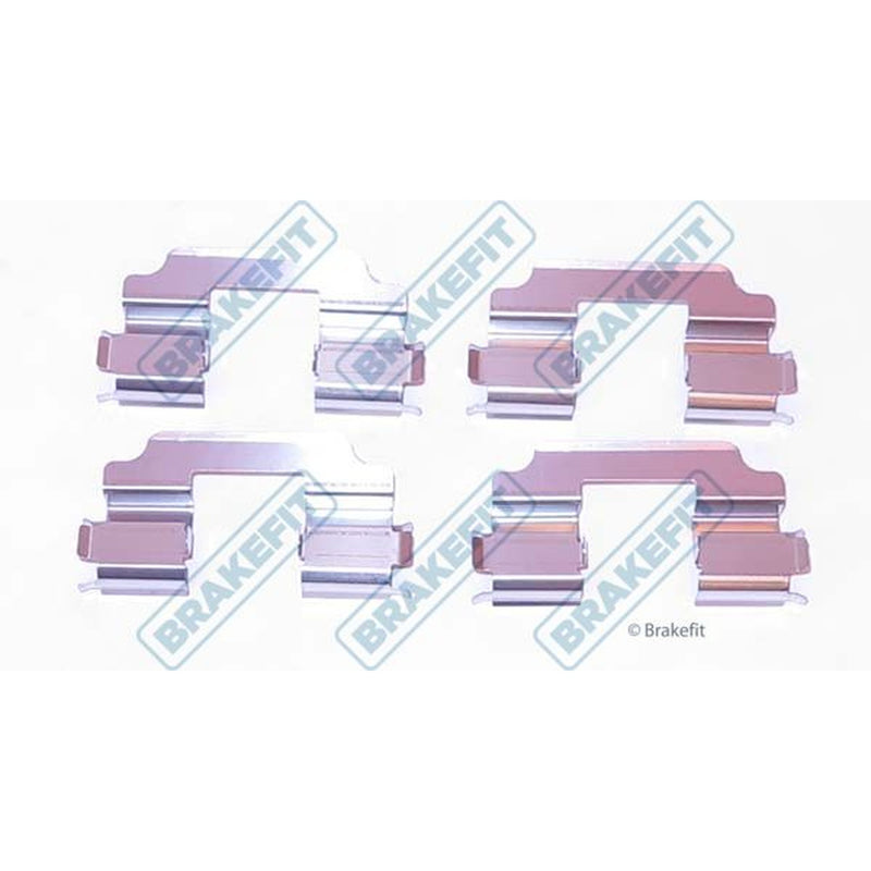 Apec Brake Pad Accessory Fitting Kit Front fits Opel Agila B 2008-2014