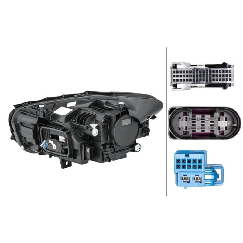 Hella Headlight Headlamp LED Right fits Mercedes-Benz B-Class Sports Tourer