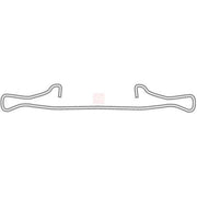 Apec Brake Pad Accessory Fitting Kit Front fits Alfa Romeo 145 1995-2001