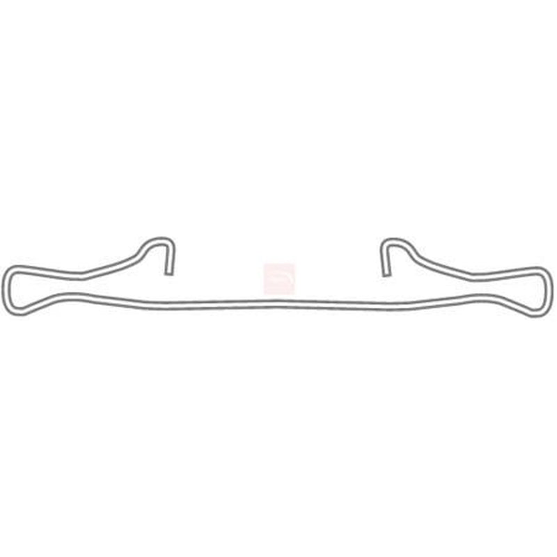 Apec Brake Pad Accessory Fitting Kit Front fits Alfa Romeo 145 1995-2001