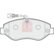 Apec Front Brake Pad Set fits Nissan Cabstar 2006-2013