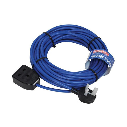 Faithfull Power Plus Trailing Lead 240V 13A 1.5mm Cable 14m Faithfull Power Plus - Dynamic Drive