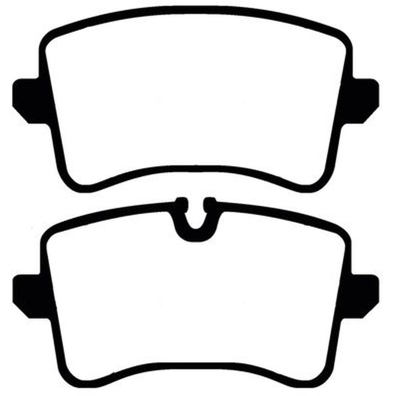 Abtex Rear Brake Pad Set fits Audi A4 B8 2012-2015