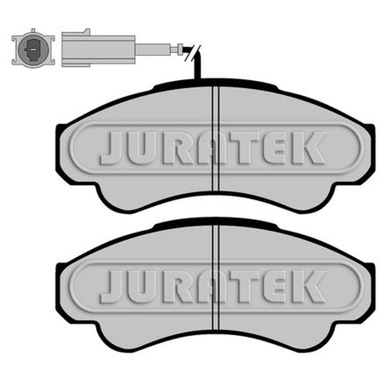 Juratek Front Brake Pad Set fits Citroën Relay I 1994-2002 1.9 2.0 2.5 2.8
