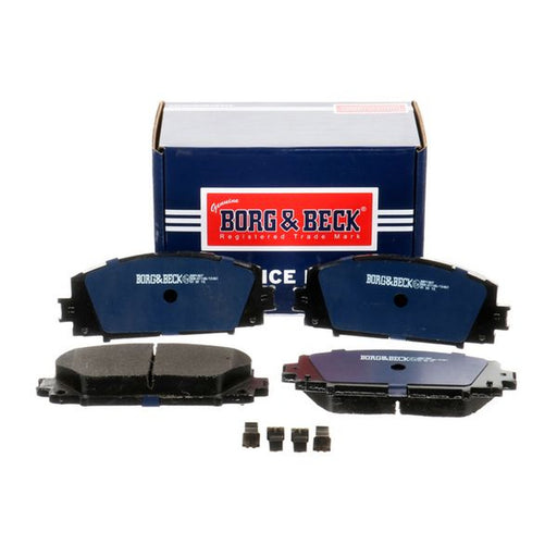 Borg & Beck Front & Rear Brake Discs & Pads fits Toyota Yaris/Vitz 2005-2011 1.0