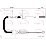 Apec Handbrake Cable Right Rear CAB1570