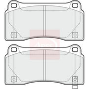 Apec Rear Brake Pad Set fits Nissan Gt-R 2007-2012