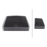 Hella Outline Marker Lamp White Black 2PF Rear Fitting 2PF 003 389-037 98103732