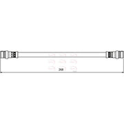 Apec Brake Hydraulic Hose Line Rear fits Skoda Yeti 2009-2017