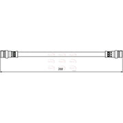 Apec Brake Hydraulic Hose Line Rear HOS3945
