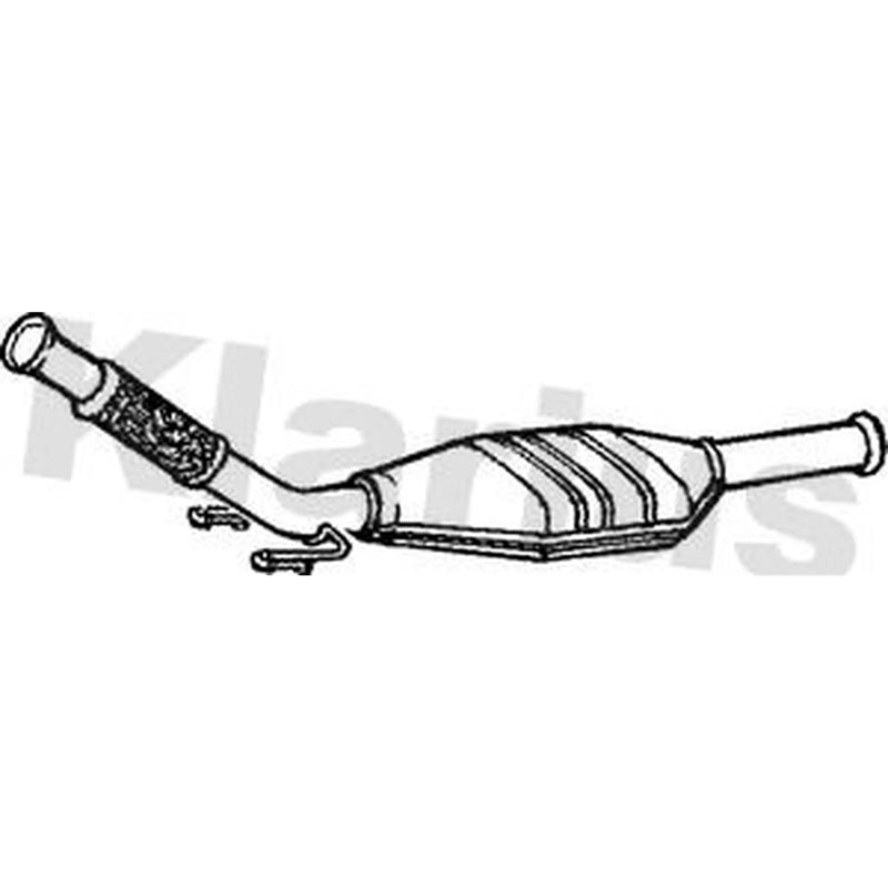 Klarius Catalyst Type Approved With Pipe Front fits Peugeot 406 1998-2004 2.0