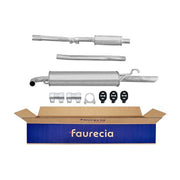 Hella End Silencer Rear fits Fiat Seicento / 600 1998-2010 1.1