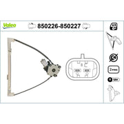 Valeo Electric Window Regulator Lifter Left Front 850226