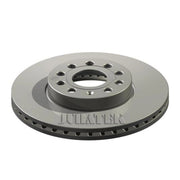 Juratek Front Brake Discs & Pads fits Skoda Superb I 2001-2008 1.8 1.9 2.0