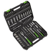 Sealey Socket Set 171pc 1/4" 3/8" & 1/2"Sq Drive WallDrive Metric S01211 Sealey - Dynamic Drive