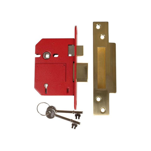 Union StrongBOLT 2200S BS 5 Lever Mortice Sashlock Satin Brass 81mm Visi UNION - NN4 Online