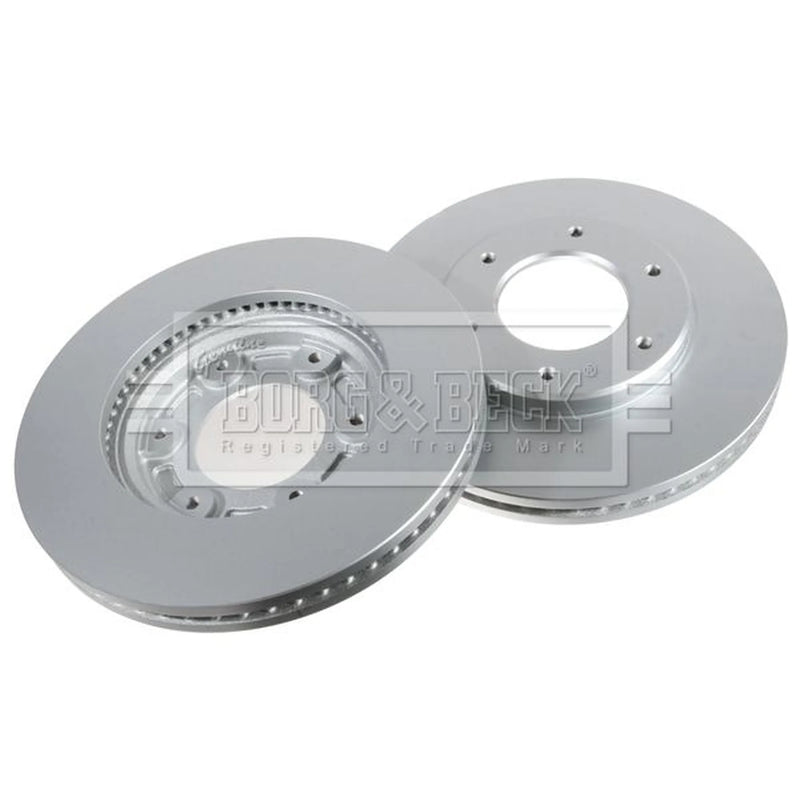 Borg & Beck Front Brake Vented Discs & Pads fits Toyota Hiace IV 1995-2004 2.4