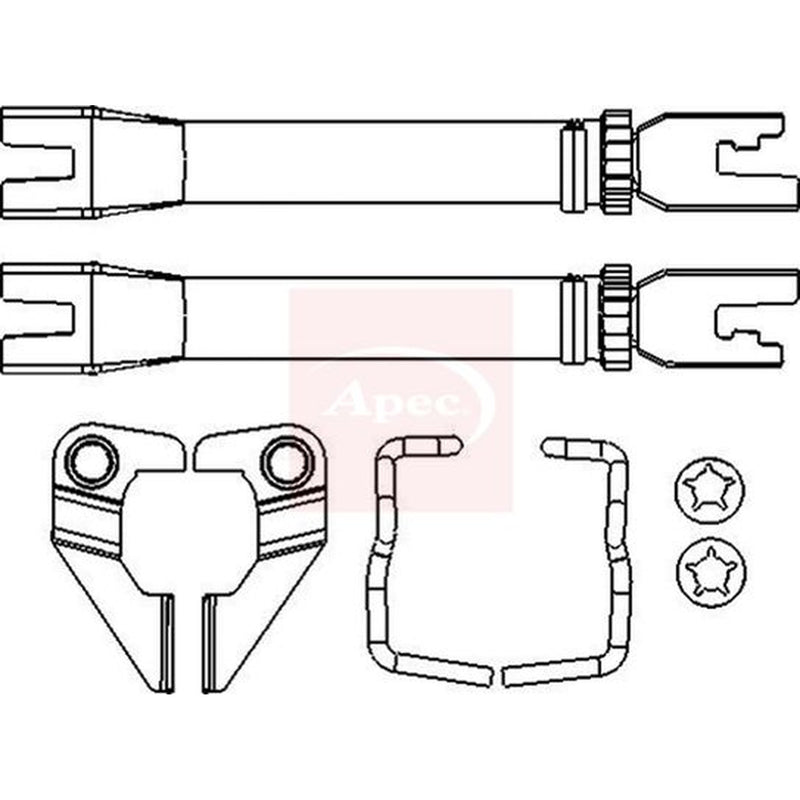 Apec Brake Slack Adjuster Teeth fits Opel Astra F 1994-1998 1.6