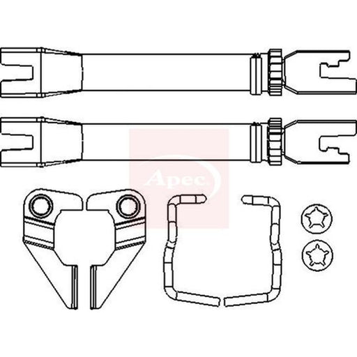Apec Brake Slack Adjuster Teeth fits Opel Astra F 1994-1998 1.6